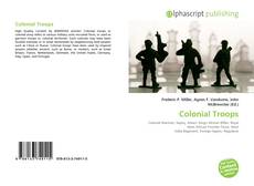 Bookcover of Colonial Troops