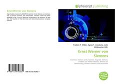 Обложка Ernst Werner von Siemens