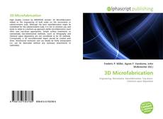 Обложка 3D Microfabrication