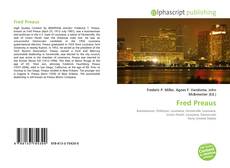 Обложка Fred Preaus