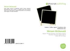 Miriam McDonald kitap kapağı