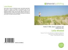 Leila Khaled kitap kapağı