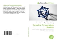 Canonical Commutation Relation kitap kapağı