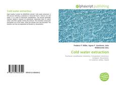 Bookcover of Cold water extraction