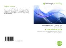 Creation Records kitap kapağı