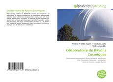 Bookcover of Observatoire de Rayons Cosmiques