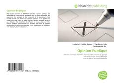 Bookcover of Opinion Publique