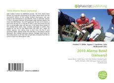 Bookcover of 2010 Alamo Bowl (January)