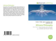 Borítókép a  Africana Philosophy - hoz