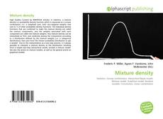 Bookcover of Mixture density
