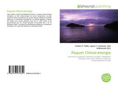 Portada del libro de Paquet Climat-énergie