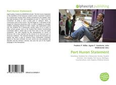 Bookcover of Port Huron Statement