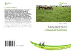 Bookcover of Kaimanawa Horse