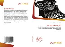 Bookcover of David Johnston