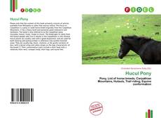 Bookcover of Hucul Pony