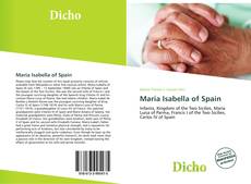 Capa do livro de María Isabella of Spain 