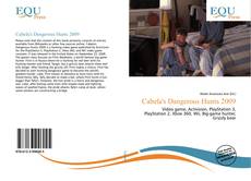 Cabela's Dangerous Hunts 2009 kitap kapağı