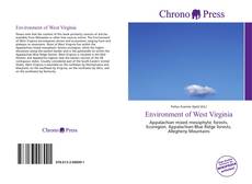 Environment of West Virginia kitap kapağı