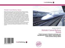 Helsinki Central Railway Station kitap kapağı