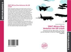 Capa do livro de 2007 Africa One Antonov An-26 crash 