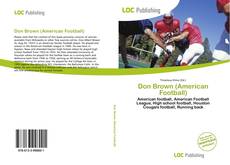 Bookcover of Don Brown (American Football)