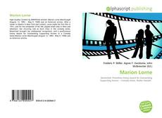 Bookcover of Marion Lorne