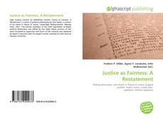 Bookcover of Justice as Fairness: A Restatement