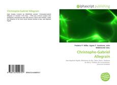 Bookcover of Christophe-Gabriel Allegrain