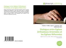 Capa do livro de Dialogue entre Églises Orthodoxes Orientales et les Églises Réformées 