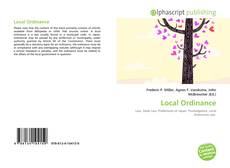 Borítókép a  Local Ordinance - hoz