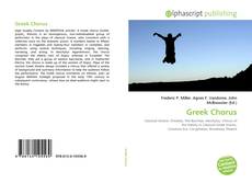 Buchcover von Greek Chorus