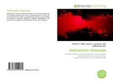 Capa do livro de Achromatic telescope 