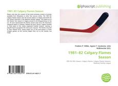 1981–82 Calgary Flames Season的封面