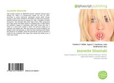 Jeanette Sliwinski kitap kapağı