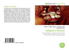Bookcover of Religion in Bhutan