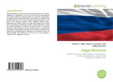 Bookcover of Legal Marxism