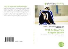 Borítókép a  1991–92 New York Rangers Season - hoz