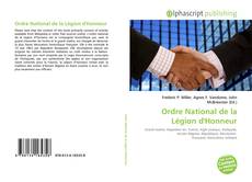 Capa do livro de Ordre National de la Légion d'Honneur 