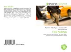 Bookcover of Felix Rohatyn