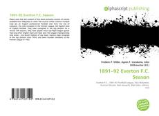 Capa do livro de 1891–92 Everton F.C. Season 