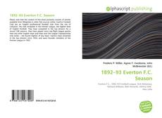 Capa do livro de 1892–93 Everton F.C. Season 