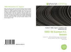 1893–94 Everton F.C. Season的封面