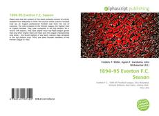 Capa do livro de 1894–95 Everton F.C. Season 