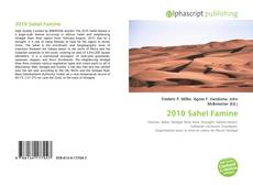 Portada del libro de 2010 Sahel Famine