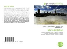 Borítókép a  Mary de Bohun - hoz