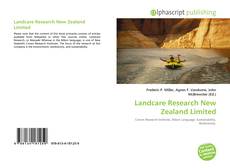 Borítókép a  Landcare Research New Zealand Limited - hoz