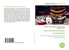 Обложка International Opium Convention