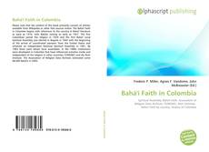 Copertina di Bahá'í Faith in Colombia