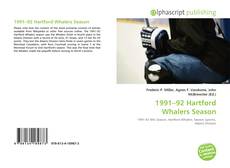Bookcover of 1991–92 Hartford Whalers Season