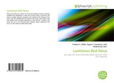 Bookcover of Luminous Red Nova